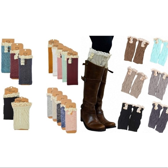 🔥2 for20$🔥⚡️🆕Crochet Boot Cuffs⚡️ - Picture 15 of 15